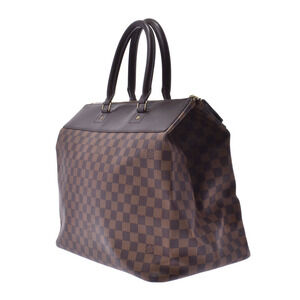Louis Vuitton Greenwich Damier Boston Canvas Brown Bag